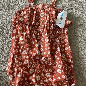 Carters floral one piece